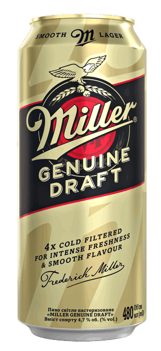 Products » Miller » Miller Genuine Draft « Carlsberg Ukraine